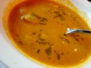 appetizer: Halaan Soup w/ Clams